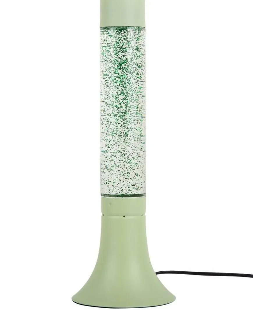 Leitmotiv Tafellamp Astro Glitter zacht groen met helder groen glitter