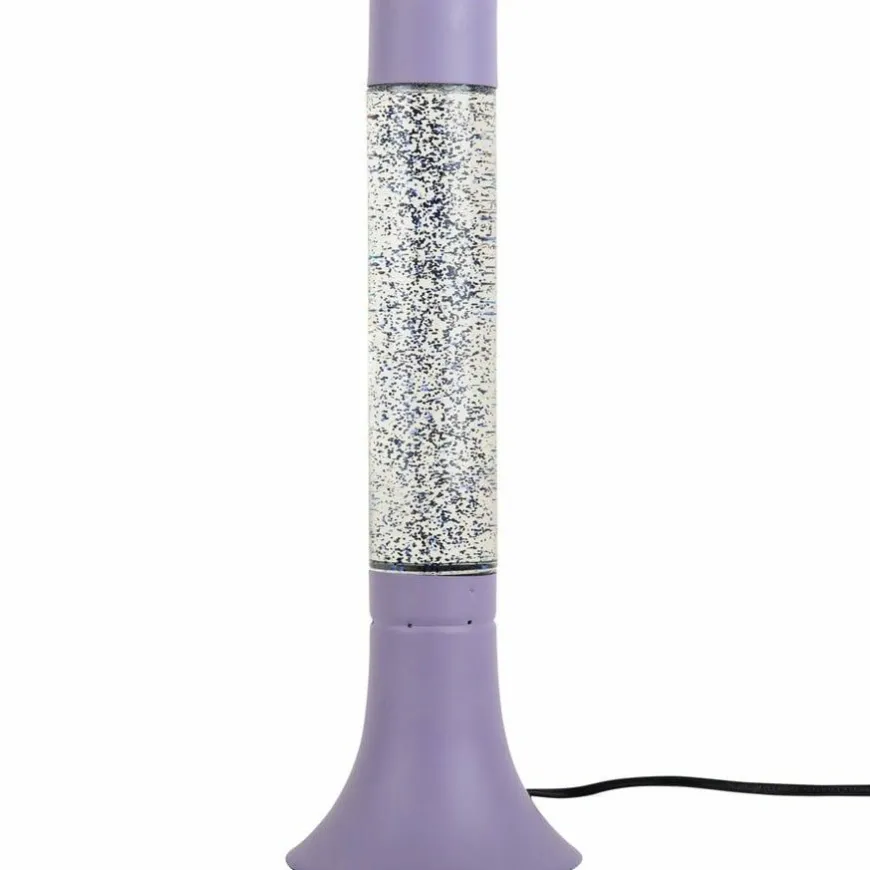 Leitmotiv Tafellamp Astro Glitter zacht purple met helder purple glitter