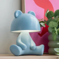 Leitmotiv Tafellamp Bear licht blauw