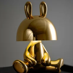 Leitmotiv Tafellamp Bunny LED met bluetooth speaker goud