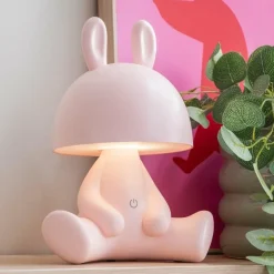 Leitmotiv Tafellamp Bunny zacht roze