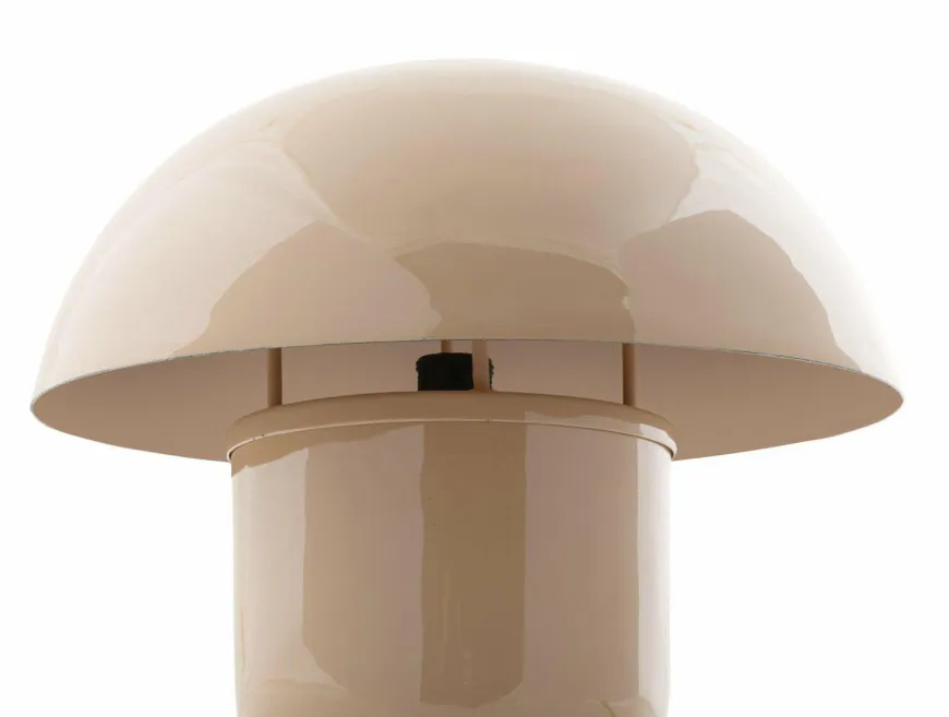 Leitmotiv Tafellamp Fat Mushroom zacht bruin