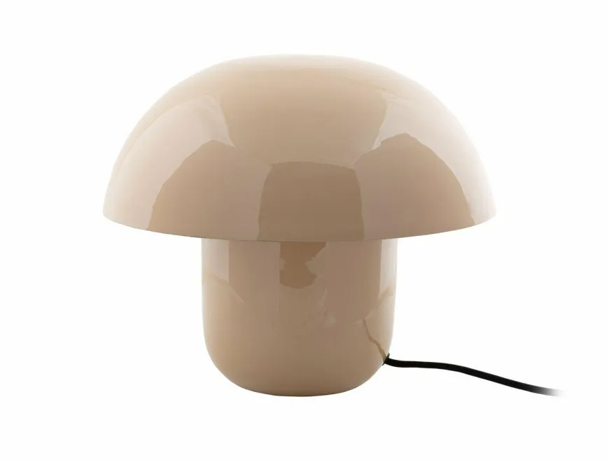 Leitmotiv Tafellamp Fat Mushroom zacht bruin