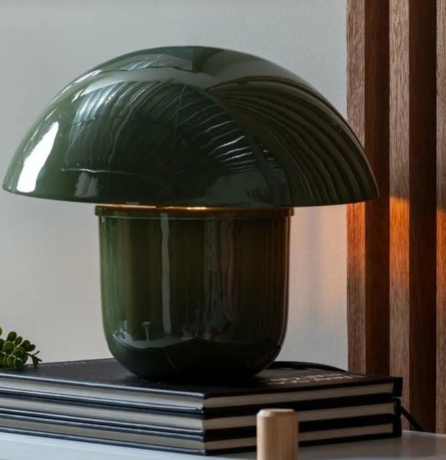 Leitmotiv Tafellamp Fat Mushroom jungle groen