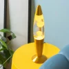 Leitmotiv Tafellamp Funky Rocket Lava geel
