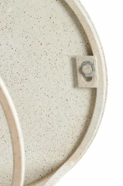 Light en Living Bijzettafel Set van 2 SADAR zand + lichtbruin gespikkeld