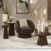 Light en Living Bijzettafel 33x33x53 cm DEGO mat donker bruin