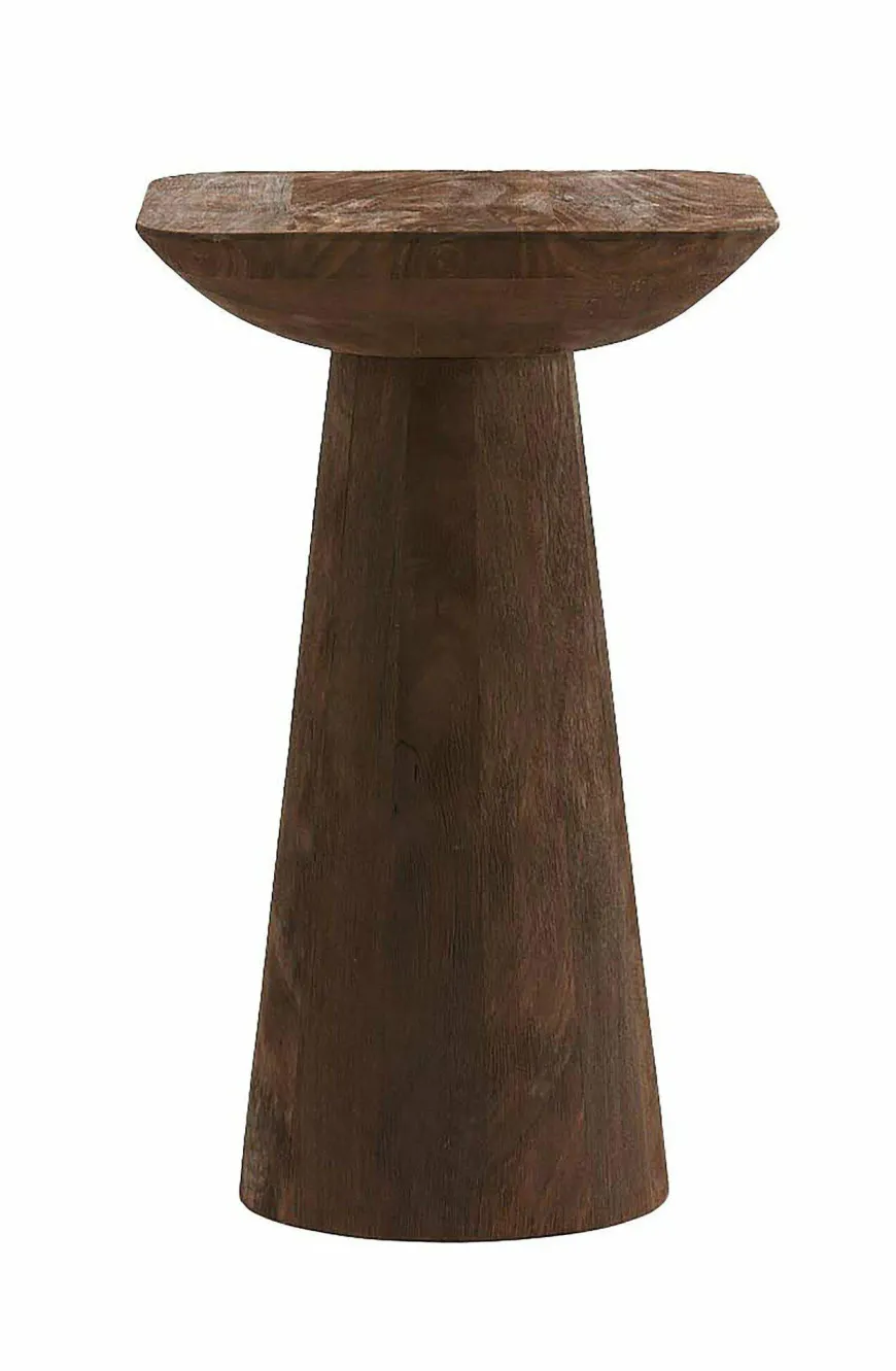 Light en Living Bijzettafel 33x33x53 cm DEGO mat donker bruin