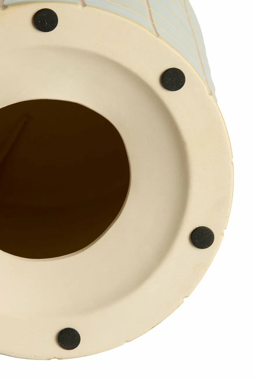 Light en Living Bijzettafel Ø42x34 cm MAUCHO keramiek licht groen+crème