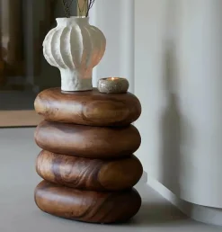 Light en Living Bijzettafel 45x31x48 cm FACUNDO hout naturel