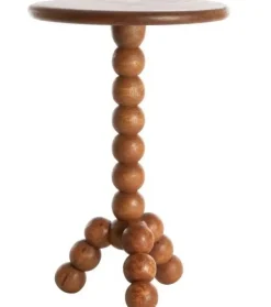 Light en Living Bijzettafel Ø35x54 cm VEGLIO hout olie bruin