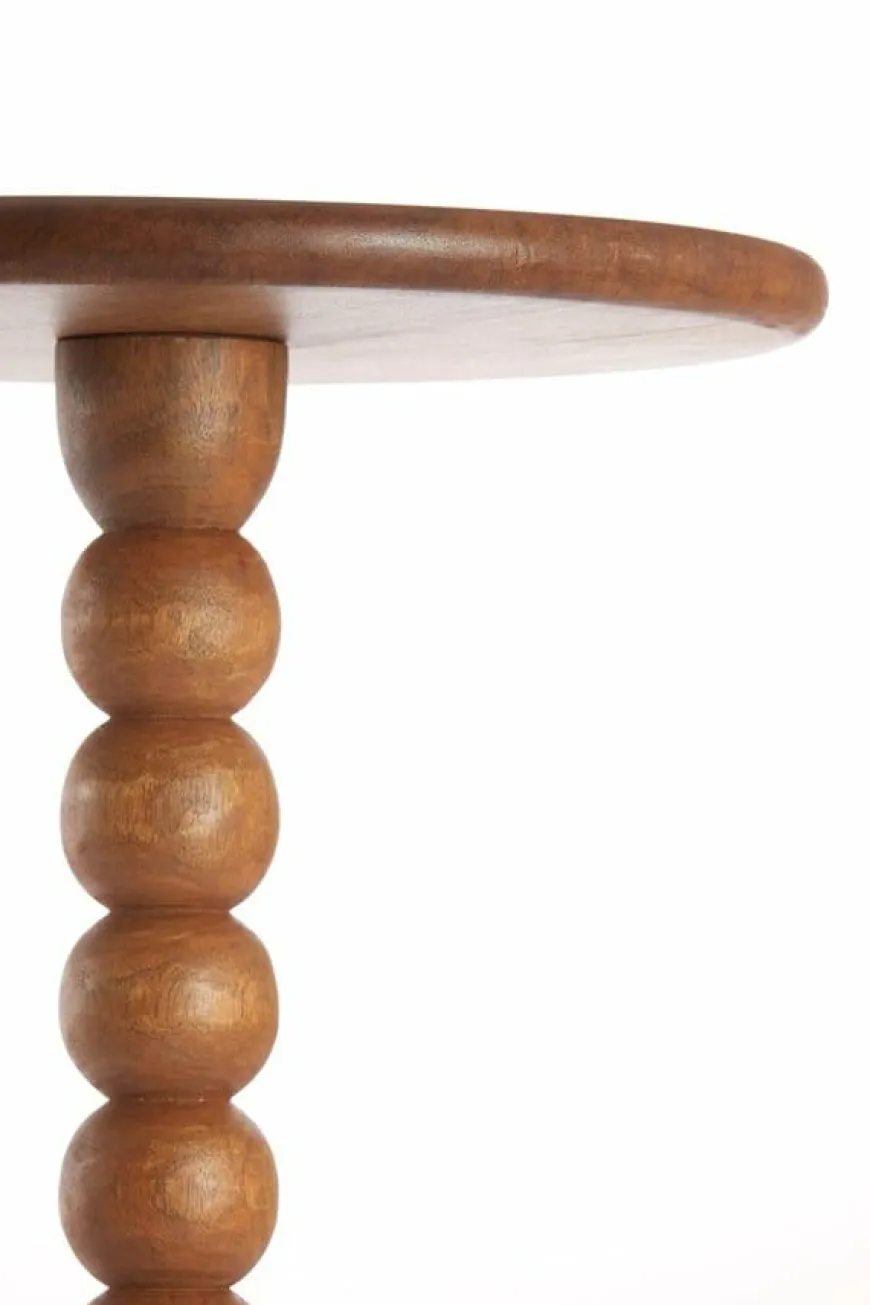 Light en Living Bijzettafel Ø35x54 cm VEGLIO hout olie bruin