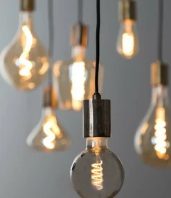 Light en Living Deco LED globe Ø12,5x17,5 cm Light 4W smoke E27 dimbaar