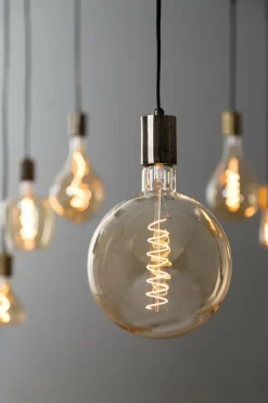 Light en Living Deco LED globe Ø20x26 cm LIGHT 4W amber E27 dimbaar