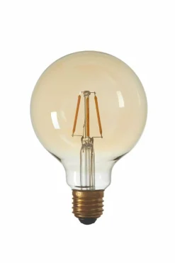 Light en Living Deco LED globe Ø9,5x13 cm LIGHT 3W amber E27 dimbaar