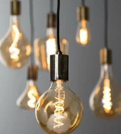 Light en Living Deco LED globe Ø12,5x17,5 cm Light 4W amber E27 dimbaar