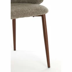 Light en Living Eetkamerstoel 57x56x74 cm ALUKO zwart-licht bruin+bruin