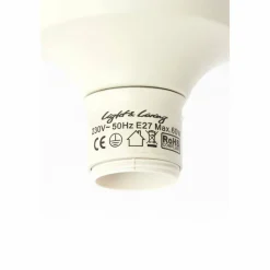 Light en Living Elektra voor plafonnière Ø10x8,5 cm ZARINA crème