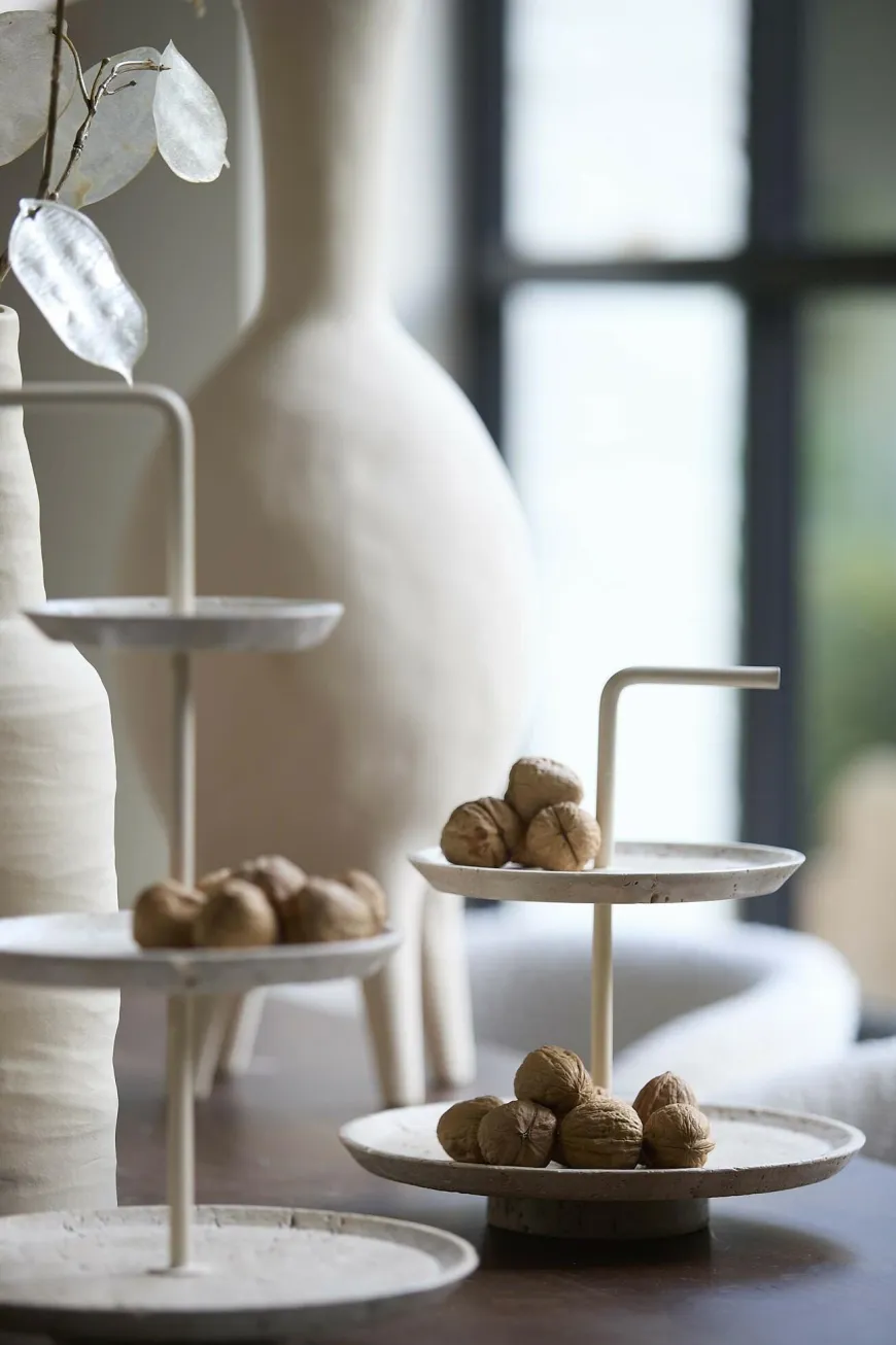 Light en Living Etagere 3 laags Caglio travertine sand+creme