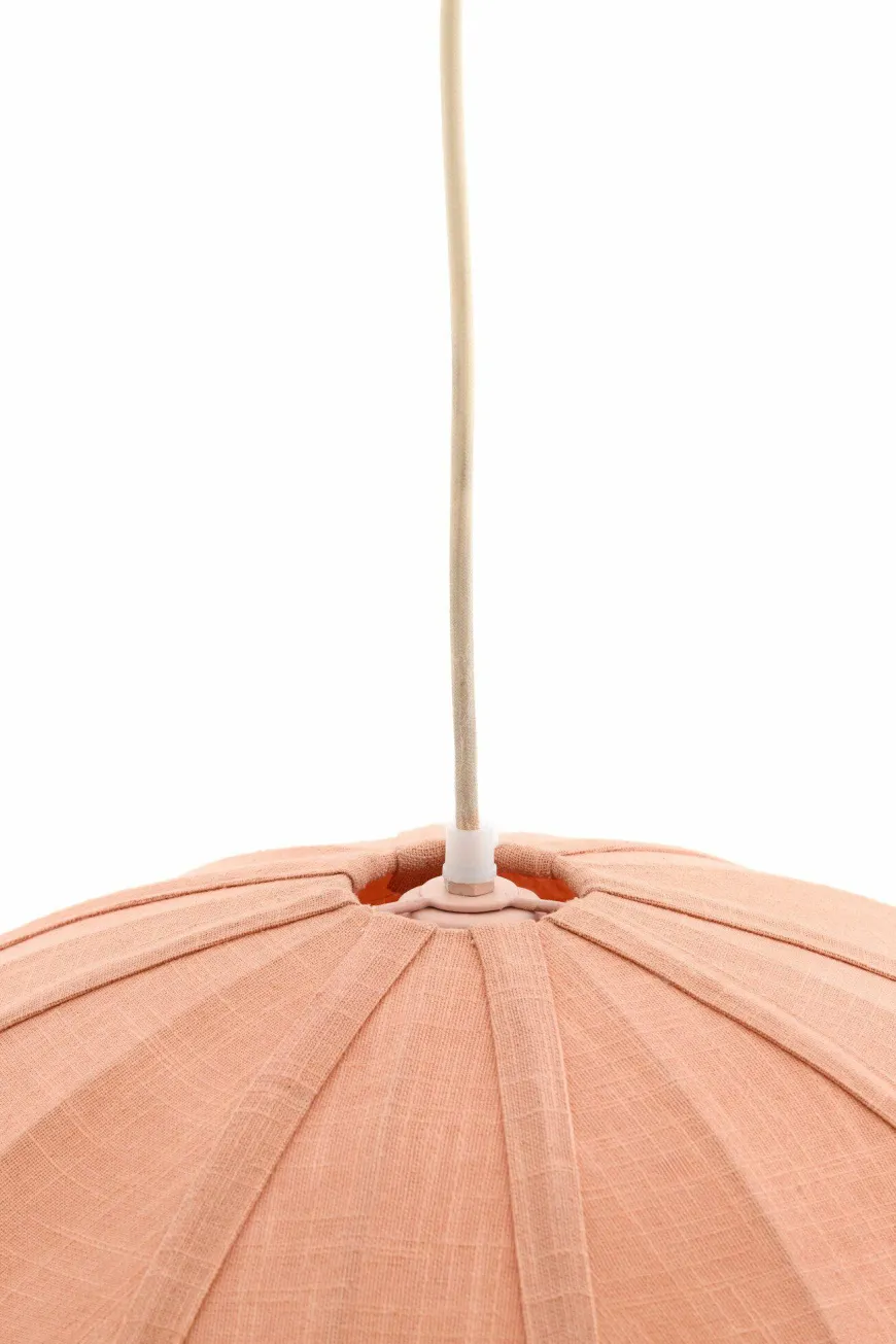 Light en Living Hanglamp Ø64X25 cm Cesano licht roze