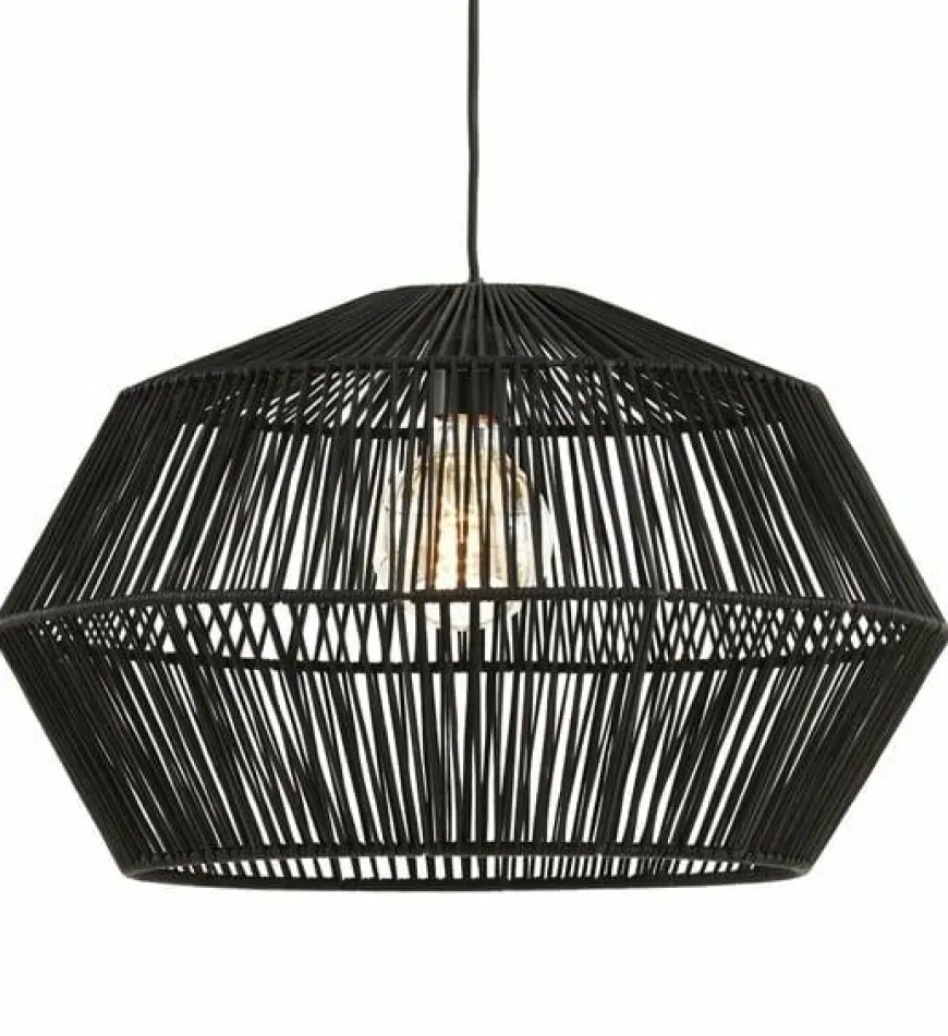 Light en Living Hanglamp Ø49x30 cm DEYA mat zwart