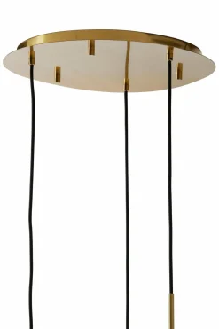 Light en Living Hanglamp 3L Ø40x160 cm MAYSON glas goud-helder+goud