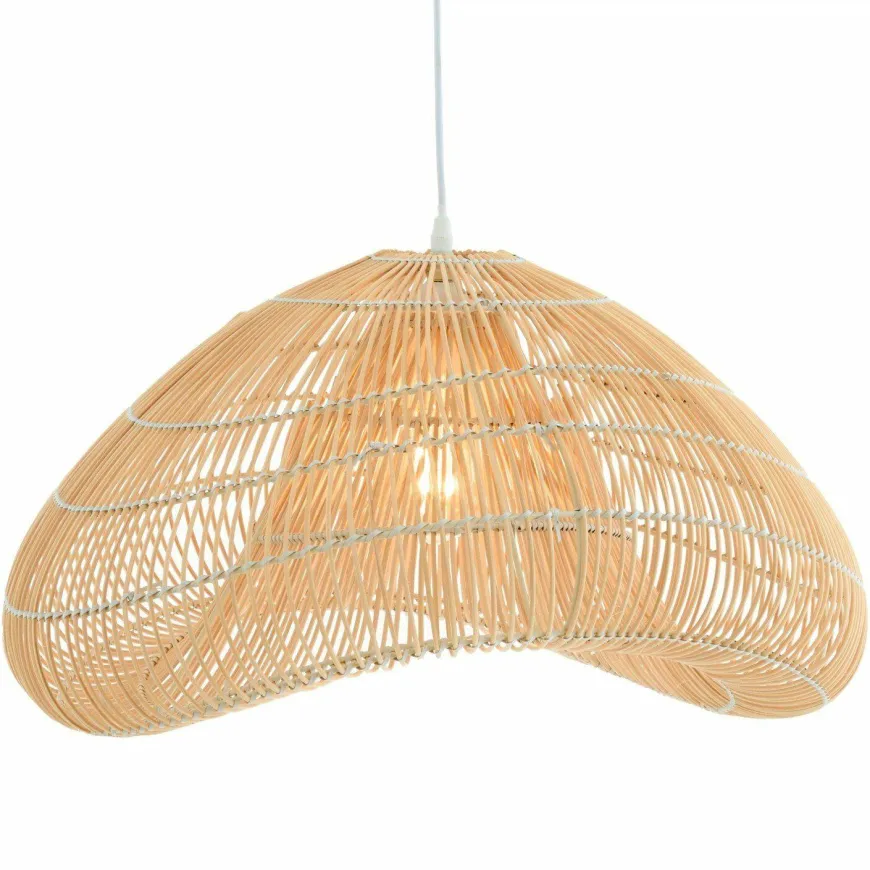 Light en Living Hanglamp 54x52,5x30,5 cm JANZUR rattan naturel