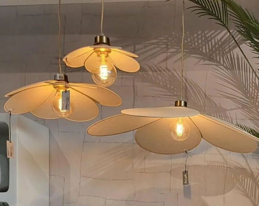 Light en Living Hanglamp Ø30,5x9 cm FYANO zand