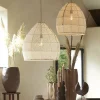 Light en Living Hanglamp Ø50x50 cm MAKASSAR zijde crème