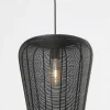 Light en Living Hanglamp Adeta zwart of goud - meerdere afmetingen