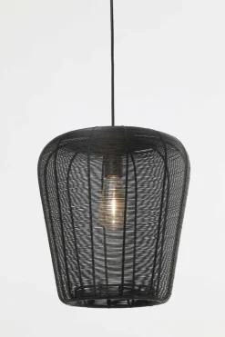Light en Living Hanglamp Adeta zwart of goud - meerdere afmetingen