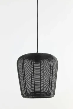 Light en Living Hanglamp Adeta zwart of goud - meerdere afmetingen