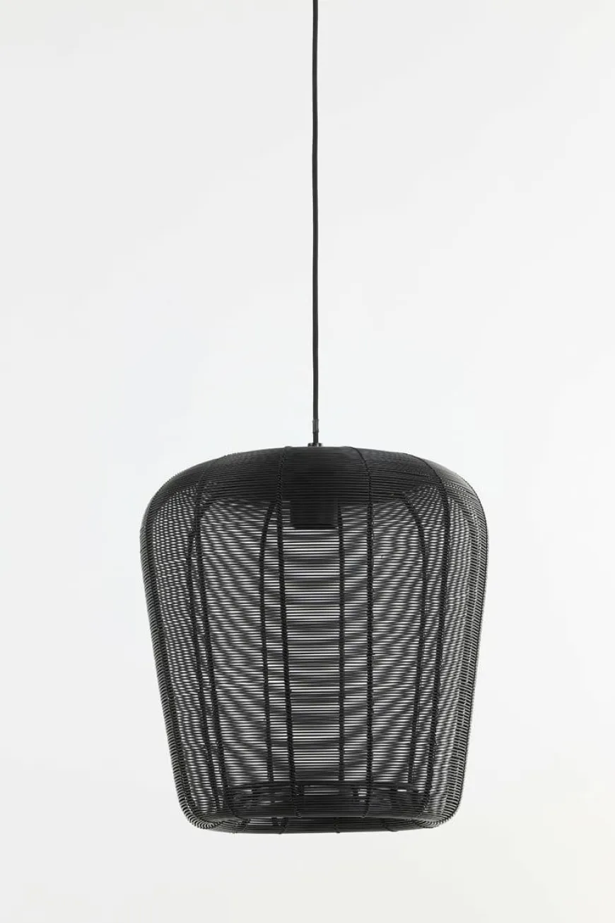 Light en Living Hanglamp Adeta zwart of goud - meerdere afmetingen