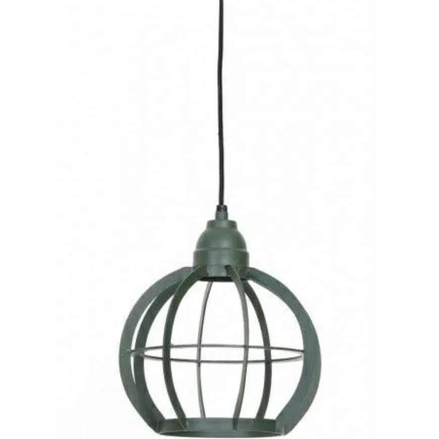 Light en Living Hanglamp Ø23x24 cm BIBI donker groen