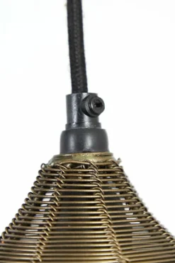 Light en Living Hanglamp 10L 120x25x29,5 cm ALVARO antiek brons