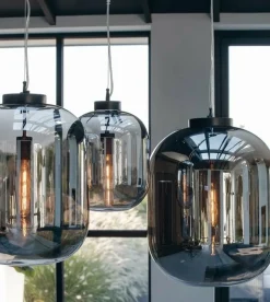 Light en Living Hanglamp JULIA Glas Smoke