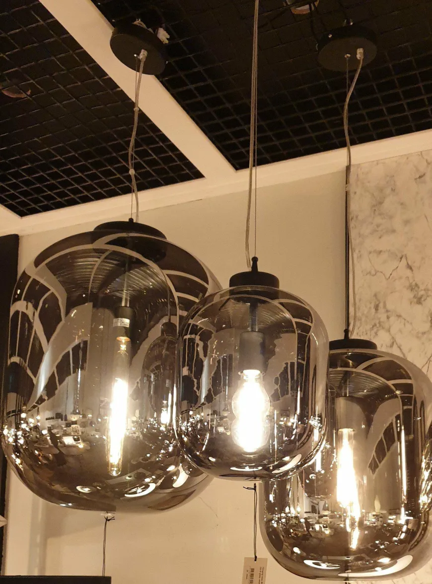 Light en Living Hanglamp JULIA Glas Smoke