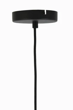 Light en Living Hanglamp Ø21x37 cm LEKAR zwart+smoke glas
