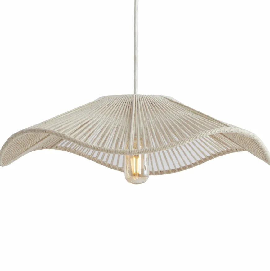 Light en Living Hanglamp Ø50x12 cm RAFA creme
