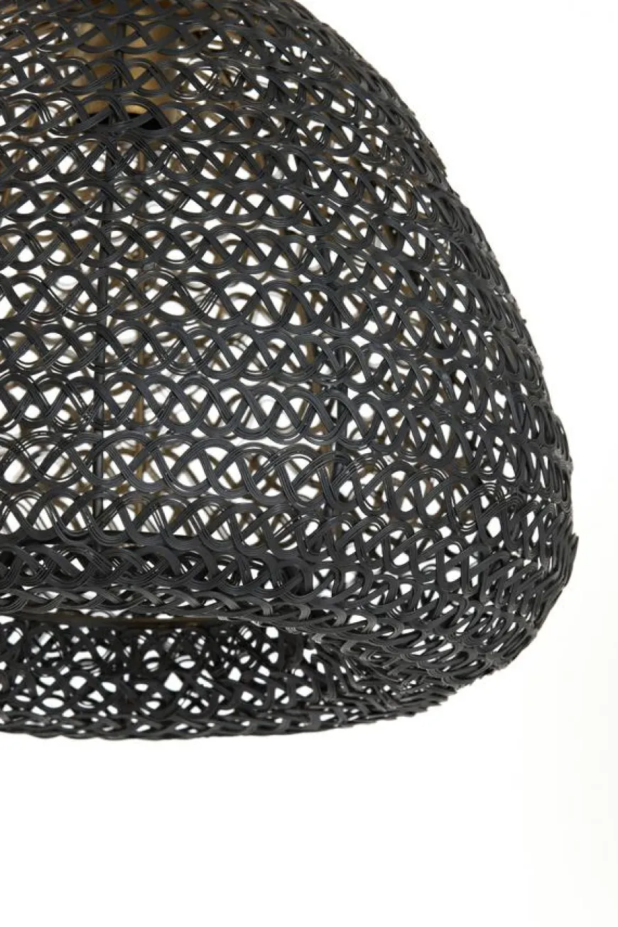 Light en Living Hanglamp FINOU mat zwart Ø42x38 cm