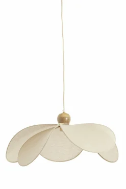 Light en Living Hanglamp Ø60x30 cm LAVRIRIA natural+hout