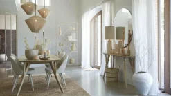 Light en Living Hanglamp Ø42x32 cm FELIDA crème