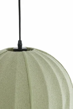 Light en Living Hanglamp Ø35X33 cm ZAGORI bouclé mintgroen