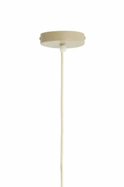 Light en Living Hanglamp Ø40x30 cm ESMIRIA naturel+olijfgroen