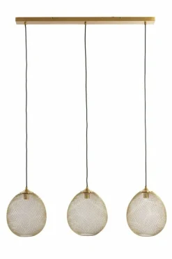 Light en Living Hanglamp 3L 104x30x34 cm MOROC goud