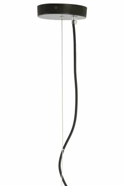 Light en Living Hanglamp MISTY glas smoke+mat zwart - 2 maten
