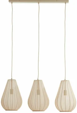 Light en Living Hanglamp 3L 80x8x40 cm ITELA zand