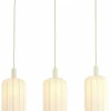 Light en Living Hanglamp 3L 80x21x34 cm TUFIA linnen cream