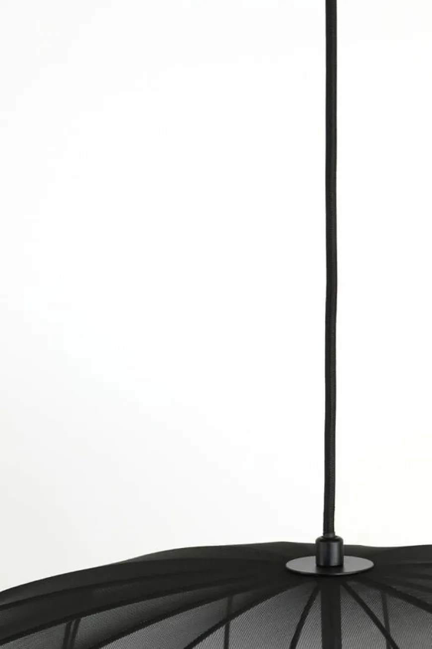 Light en Living Hanglamp Ø40x30 cm PLUMERIA zwart