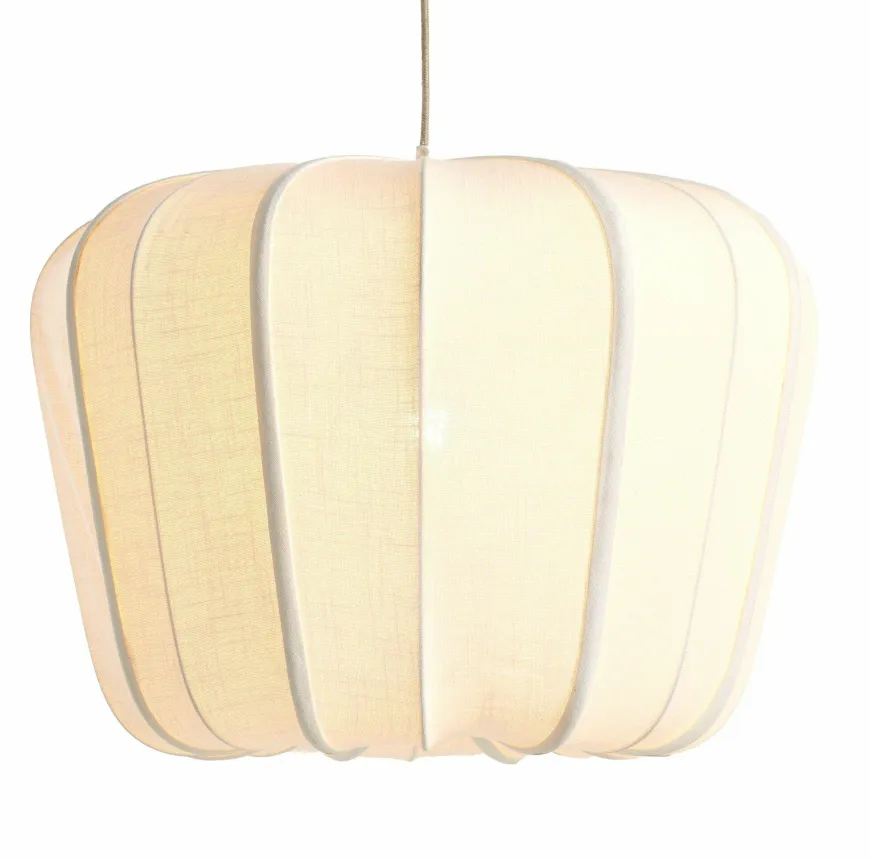 Light en Living Hanglamp Ø60x45 cm ZUBEDO crème